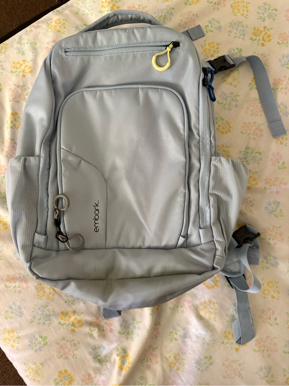 Embark Light Blue Everyday Backpack for Men